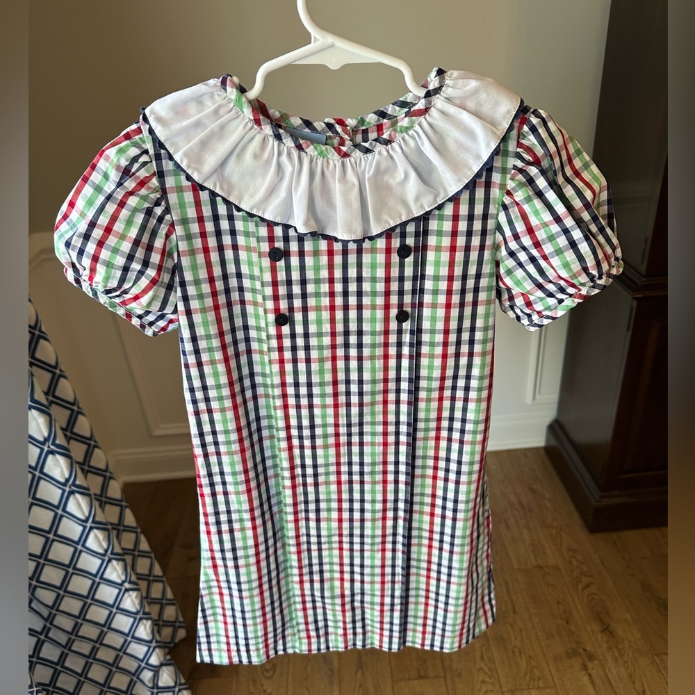 Bella Bliss Reagan Plaid Caldwell Dress size 7